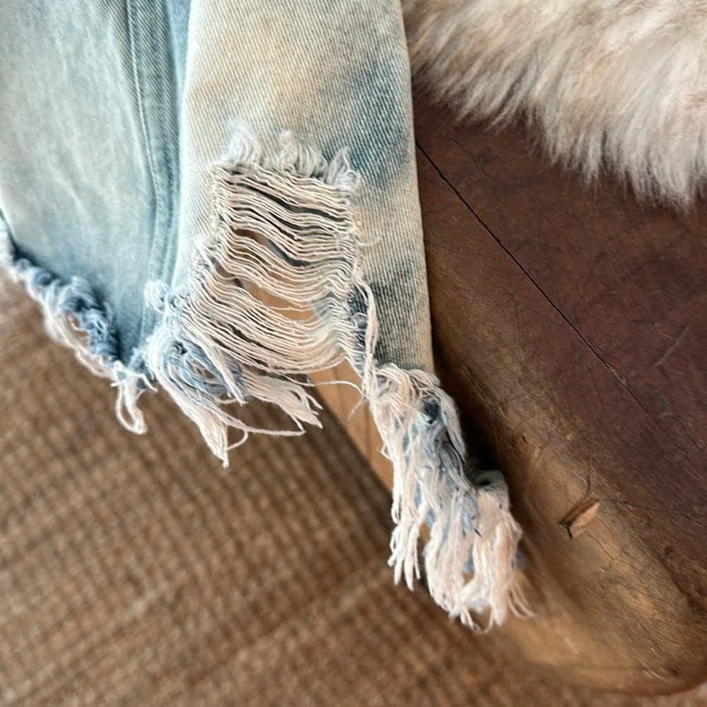 Distressed Denim Jacket - Picture 4 of 5